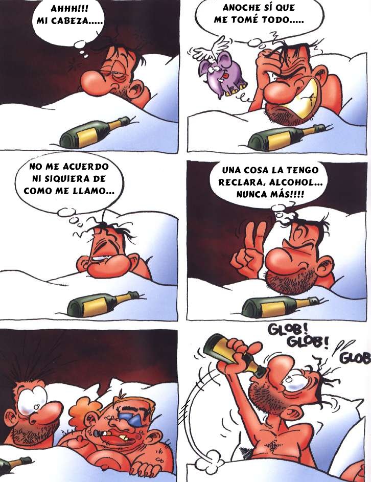 Kuidadín Martín, kon el alkohol! (ke te puedes kemar)